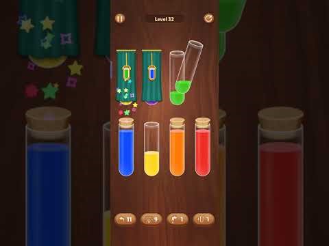 Water Sort Levels 30, 31, 32, 33 Complete Gameplay