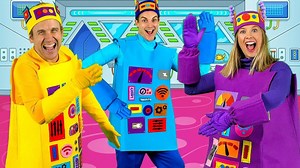 Dance like a robot! Jump up and join Bounce Patrol as we stomp, clap and jump around like silly robots. Show us your best robot dance moves! It's easy, just bend your elbows and stomp around - copy what we do! Can you talk like a robot too? Beep boop bing ding ding 🤖 Get our music: iTunes: Google Play: Spotify: Amazon Music: Download videos to watch offline with no ads: Bounce Patrol merch - Kids & adults tees, DVDs, video downloads, CDs and more at For behind the scenes extras, parents can fin