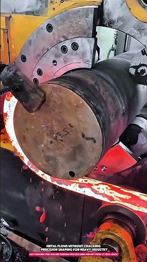 Hot Forging Steel Bar End Forming Process Using Red Hot Press at 1050–1200C