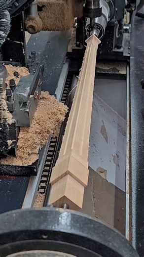 wood details#cnc #woodworking #millturn #4axis #solidworks #solidcam