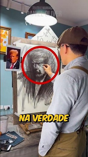 He DREW DONALD TRUMP To CELEBRATE The TARIFF (credits: 大大飞/www6666666www on Douyin)