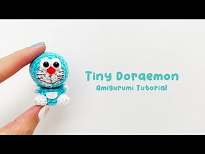 Tiny Doraemon Amigurumi Crochet Tutorial | Step by Step | FREE PATTERN