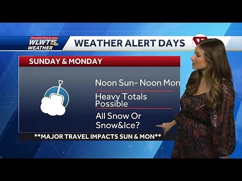 Tracking major winter storm threat this weekend for Cincinnati