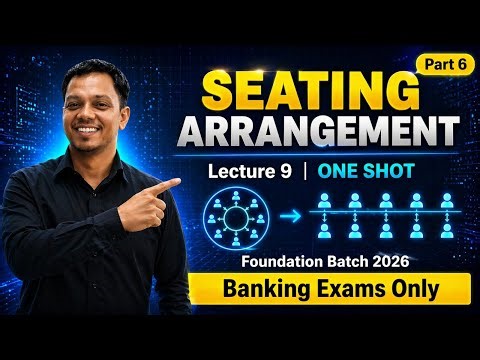 Parallel Arrangement 🔥 | Double Row Seating | Foundation Batch 2026 | Banking Exams