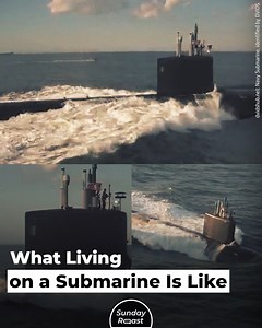 1.3M views · 1.7K reactions | A typical submarine deployment lasts 3 to 6 months, depending on the submarine type. Spending so much time in cramped quarters deep underwater, with no sunlight or open vistas, can be pretty hard. As Winston Churchill once said, “Of all the branches of men in the forces there is none which shows more devotion and faces grimmer perils than the submariners.” Let’s sneak aboard and take a look around. | Sunday Roast | Facebook