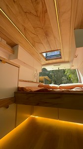 3.8K views · 1.3K reactions | But I just can’t say no, to this camper van 襤 Here we converted a Volkswagen Transporter into a beautiful tiny home on wheels, with plenty of storage, a fridge, sink, pull out dining / work table, wall fans, beautiful strip lighting throughout, and a convertible bed that can be made longer when needed We love designing custom camper vans and working with legends from around Australia! Enquiries are welcome on our website | Byron Bay Van Fitouts | Facebook