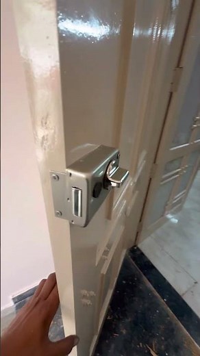 Godrej outside doorlock installation #deadboltlock #trending # #dooraccessories #hardware #youtube