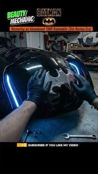 Restoring an Abandoned 1995 Batmobile #beautymechanic #motorcycle #restoration