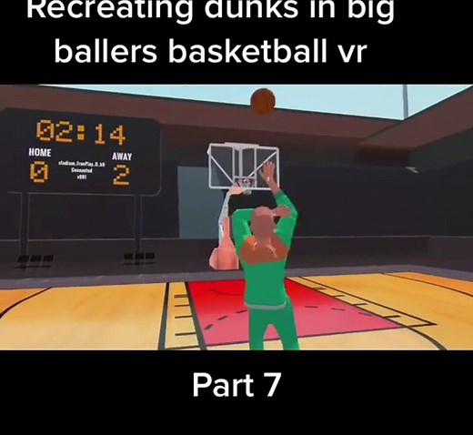 I tried😂 which dunk should I do next? #basketball #bigballersvr #vr #oculus #oculusquest #oculusquest2 #sport #sports #virtualreality #likes #views