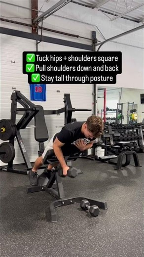 Back extension hold single arm DB row