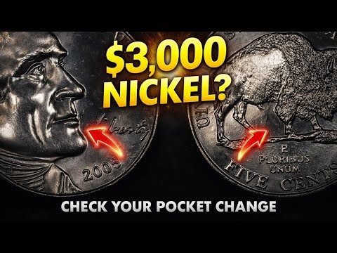 2005-D & 2005-P Nickel Could Be Worth $3,000 –2005 nickel error Check Your Pocket Change