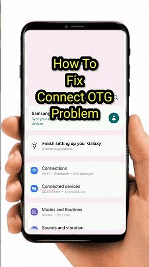 How To Fix OTG Connect Problem In Samsung | Solve OTG Connect Problem
