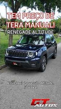 Jeep Renegade Altitude 2026 priced like a Volkswagen Tera Manual! #shorts