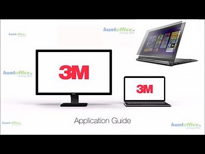 Applying The 3M Privacy Screen (Available At Huntoffice.ie)!