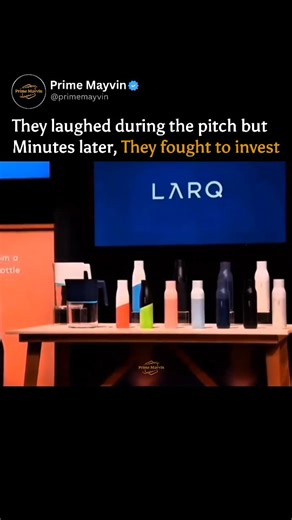 Wealth | Business | Global Trends | Tech on Instagram: "A Shark Tank pitch laughed at first became one of the show’s most iconic turnarounds 💧🚀 Justin Wang walked in asking $500,000 for just 1% of LARQ, valuing the company at $50 million — the highest ever on the show. The Sharks laughed. But the tone flipped when he revealed over $9 million in prior sales and explained the patented UV-C LED technology that self-cleans both the bottle and the water, eliminating up to 99.9999% of bacteria at th
