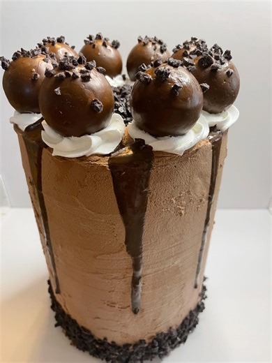 Chocolate Chocolate Bon Bon Cake - Etsy