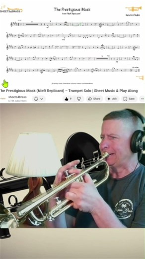 The Prestigious Mask (NieR Replicant) #trumpet #sightreading