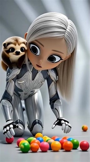 The Robot Who Never Complains #animation #aivideo #cute #future #robot #novi #aiart #friendship