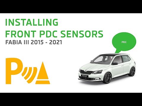 🚗⚠ How To Install Front Parking Sensors | Škoda Fabia III