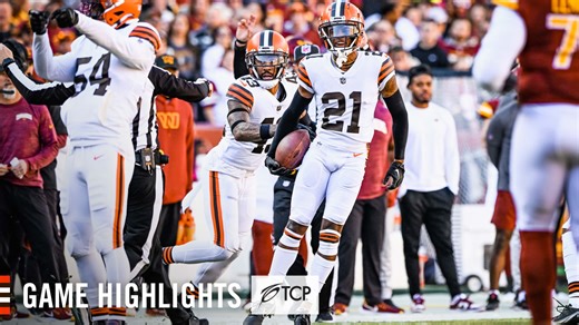 Game Highlights: Browns vs. Commanders