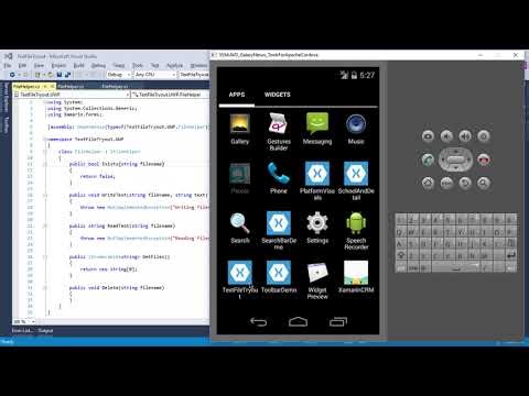 Dominando o Xamarin.Forms - Videoaula 22 - TextFileTryout