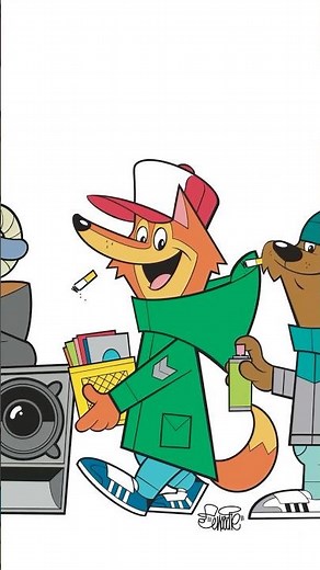 My characters in the Hanna-Barbera style - All crew