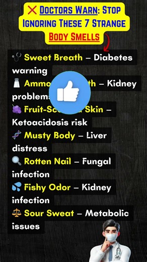 ❌ Doctors Warn: Stop Ignoring These 7 Strange Body Smells
