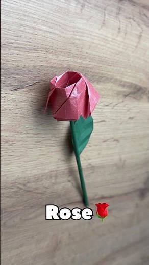 Beautiful Origami Rose Tutorial For Valentines Day | How to Make Rose From Paper Step By Step Craft