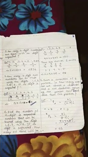 Permutations and Combinati🔥| Class 11 Maths | Chapter 6 NCRT solution |