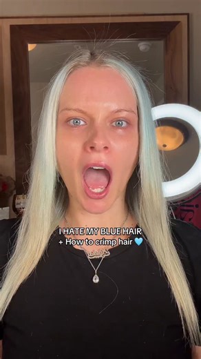 Kylie Larsen on Instagram: "I DIDN’T LIKE IT AT FIRST, but after styling it, I LOVE IT 💆🏼‍♀️👀🩵"