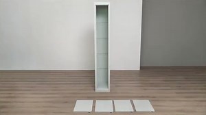 Watch easy installation video of the metal locker on Amazon Live