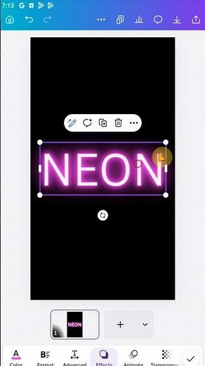 Canva how to make Neon Glow text effects #canvatutorial #canva #graphicdesign #cgian