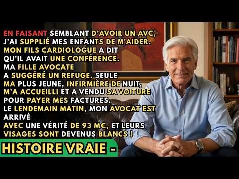 I faked a stroke to test my children… what I discovered broke my heart