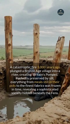 Discover the incredible Bronze Age village of Must Farm, an archaeological marvel preserved by disaster. #archaeology #ancient #historyfacts | Global Highlights