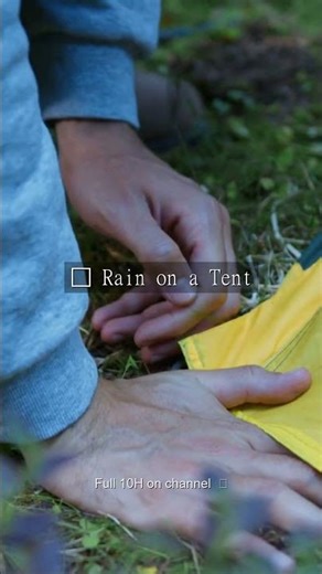 🌧️ Rain on a Tent — Camping Ambience | Ambient Sleeps #shorts