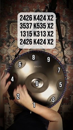 Easily learn handpan with the Handpan Facile method 🚀 #handpantutorial #handpantutorial