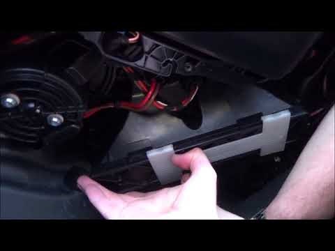 How to Change the Cabin (Pollen) Filter on a W204 Mercedes C-Class.