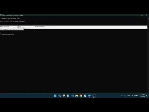 Como usar el comando "net user" utilizando la consola del simbolo del sistema