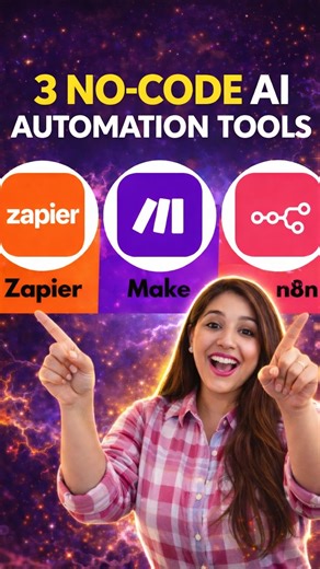 Gul Jabeen on Instagram: "No-Code Automation AI Tools You Must Know! AI automation, no code tools, AI for beginners, workflow automation, AI agents, productivity hacks, automation tools, business automation, future of work, AI tools 2026"