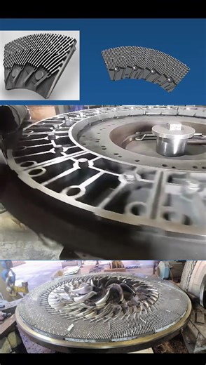 Do you know the production process of refiner plates?#grind #segment #refiner #mdf #wood