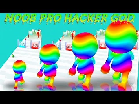 Amazing Gameplay 😍|NOOB VS PRO VS HACKER VS GOD in Size Up Run