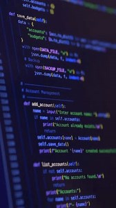 Source Code Displayed On Monitor During Stock Footage Video (100% Royalty-free) 4015517429 | Shutterstock