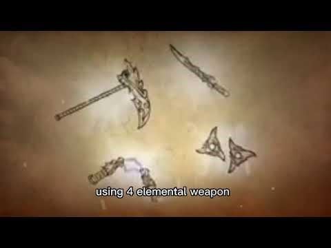 Long Before Time had a name the first spinjitzu master created ninjago from 4 elemental weapons