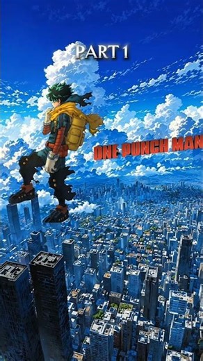 DEKU VS ONE PUNCH MAN VERSE #part1 #anime #deku