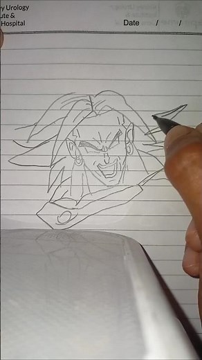 how to draw broly #viralvideo #drawing #broly