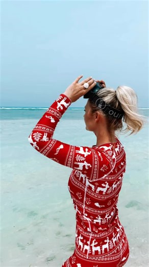 Girls That Scuba on Instagram: "Right, Halloween is officially over and that can only mean one thing … it’s the countdown to Christmas! GTS have given the green light to dust off your festive dive skins! And if you haven’t got your set yet, what are you waiting for? Available exclusively in our GTS store! Comment “Christmas” below and we will send you the link to our store! #girlsthatscuba #christmas #divewear"