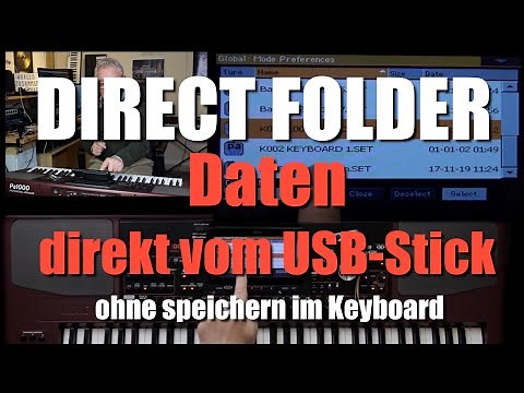 KORG PA1000 - Direktzugriff USB-Stick #72