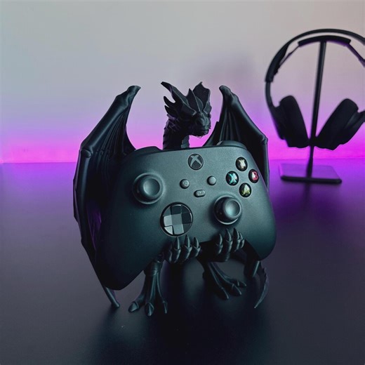 Dragon Controller Stand – Fantasy Controller Holder for Desk Setup | Xbox - Etsy