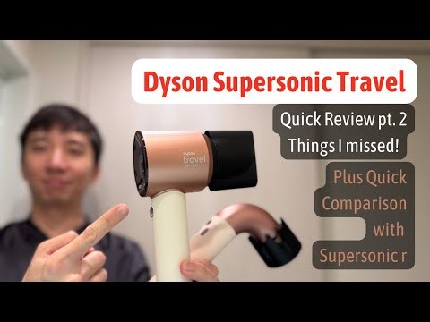 Brand New Dyson Supersonic Travel Review pt.2 - Things I missed!