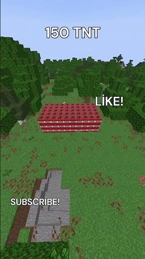 150 TNT Explosion in Minecraft 💥